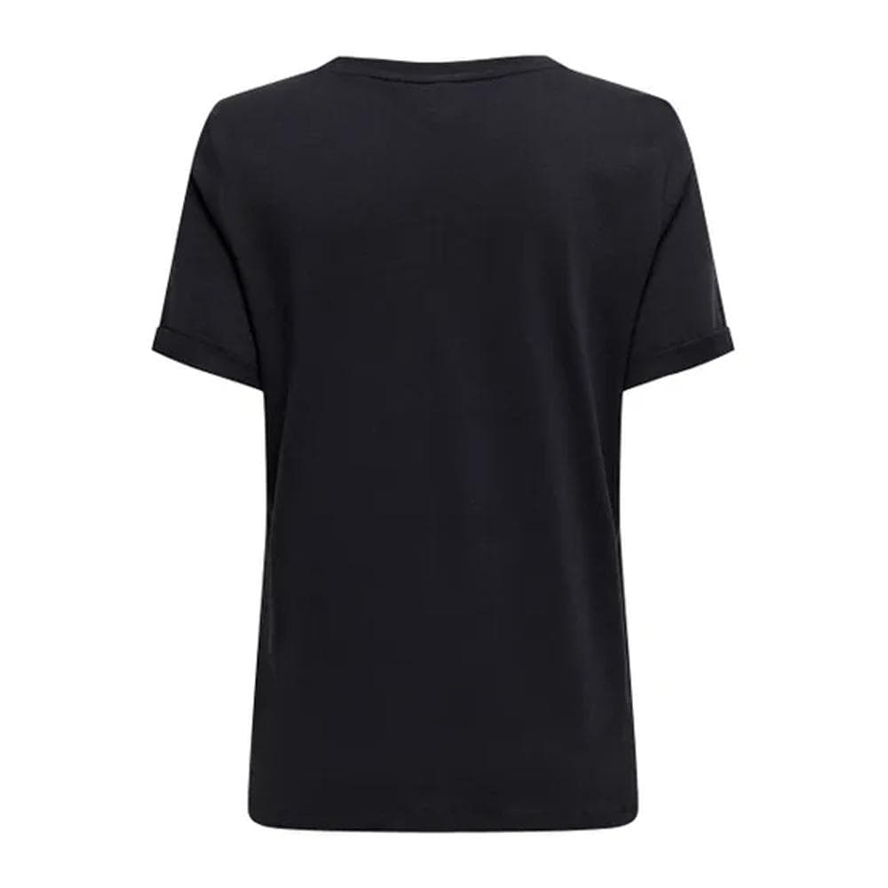 T-Shirt Marine Femme Only Amour Glitter 2