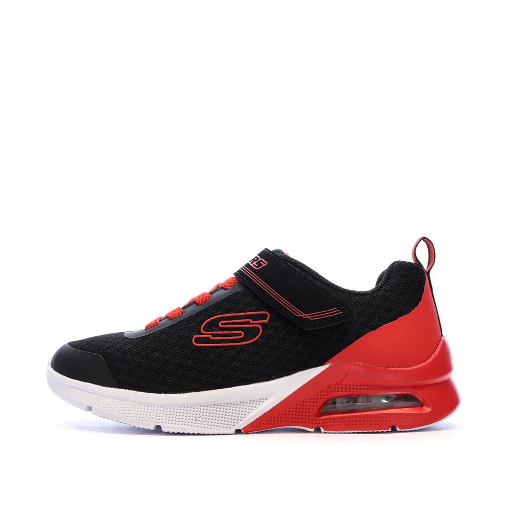 Baskets Noir/Rouge Garçon Skechers Microspec Max-Gorvix 1