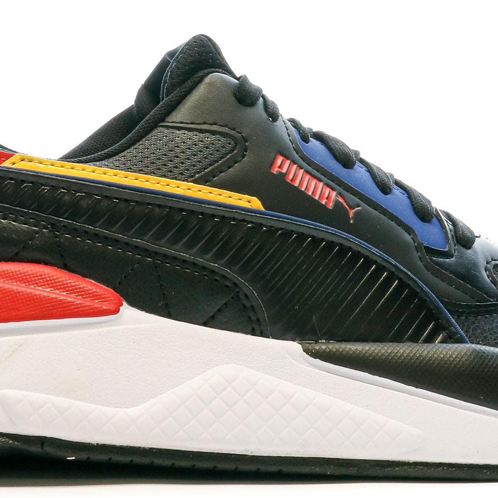 Baskets Blanche/Noir/Jaune Homme Puma X-ray 2 Square 7