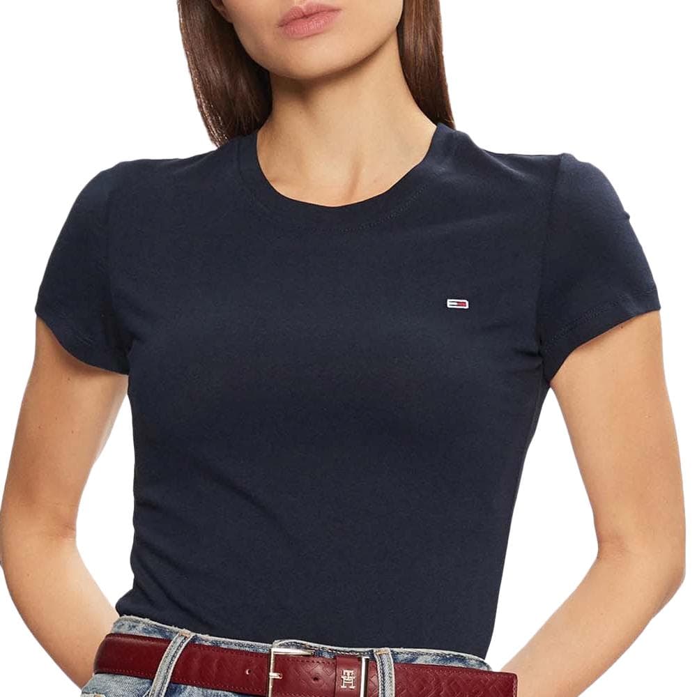 T-shirt Marine Femme Tommy Hilfiger DW0DW20459 1
