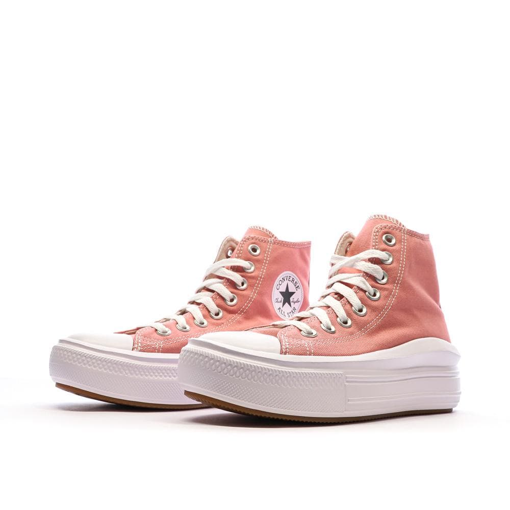 Baskets Roses Femme Converse All Star Move Platform 6