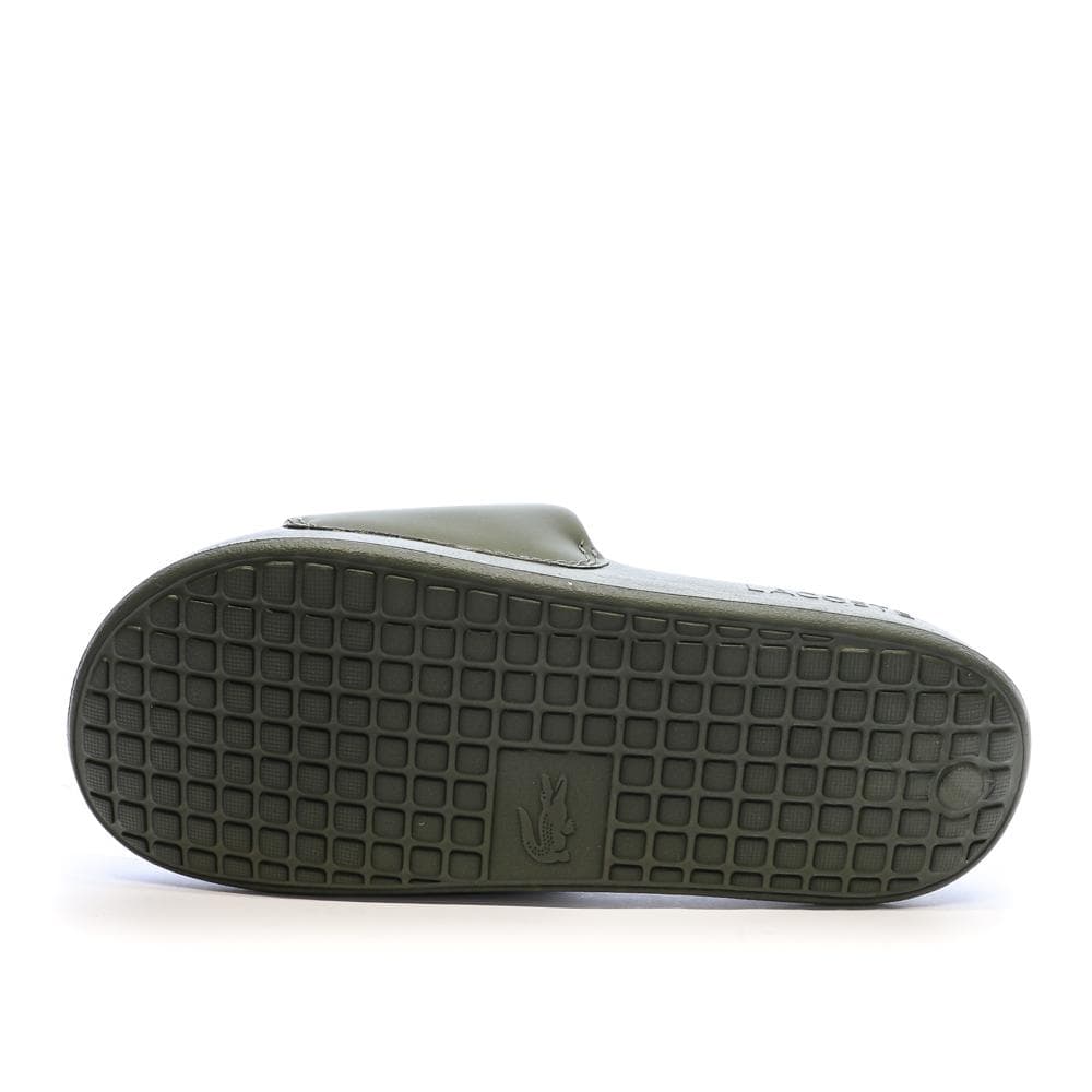 Claquettes Kaki Homme Lacoste Serve Slide 1.0 2