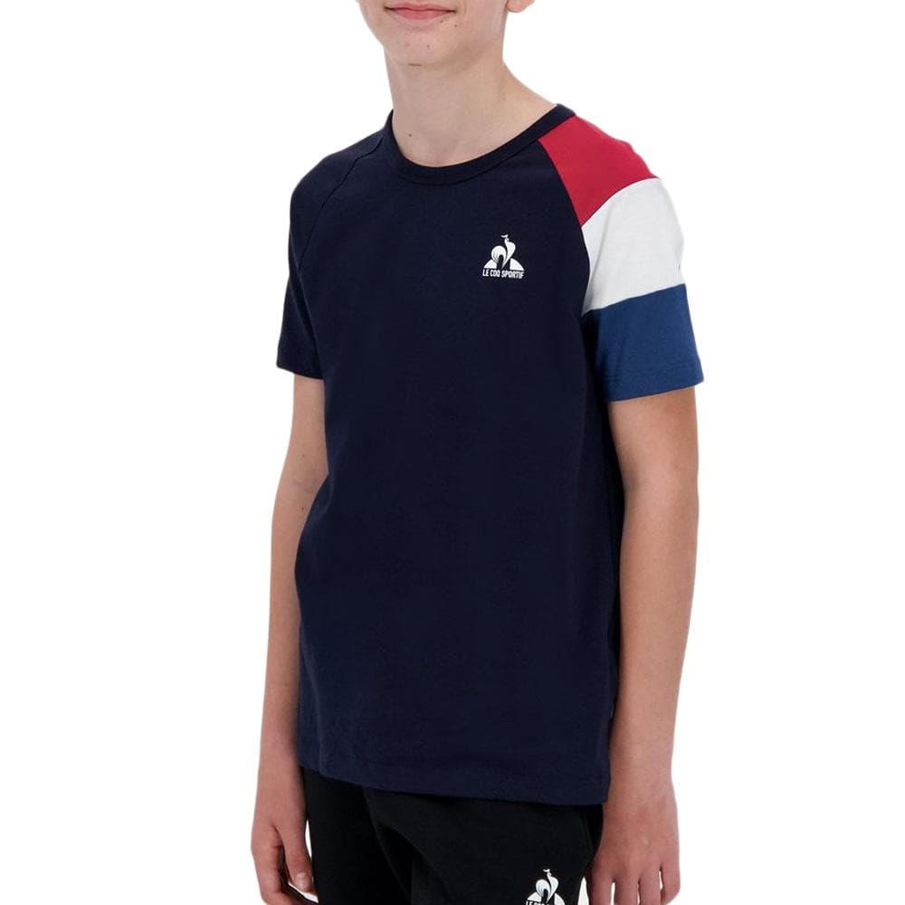 T-Shirt Noir Garçon Le Coq Sportif elec 1