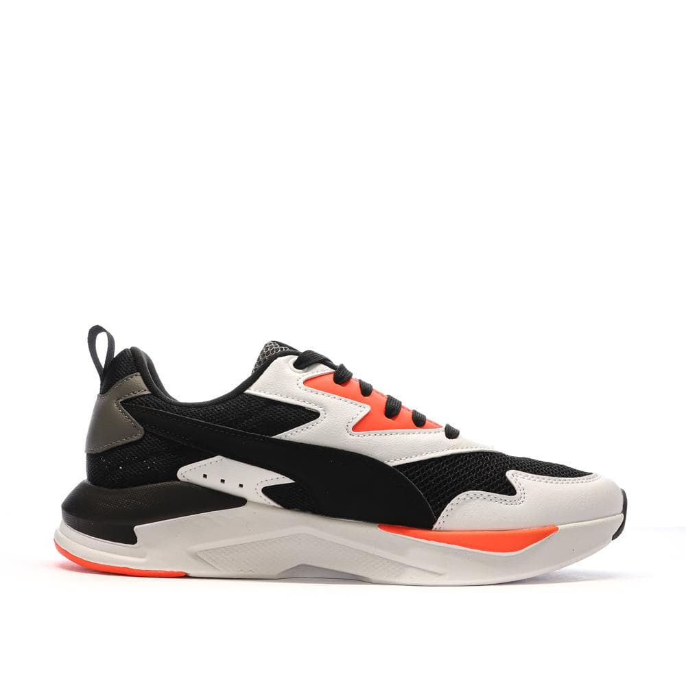 Baskets Blanches/Noires/Orange Homme Puma X-Ray Lite 2