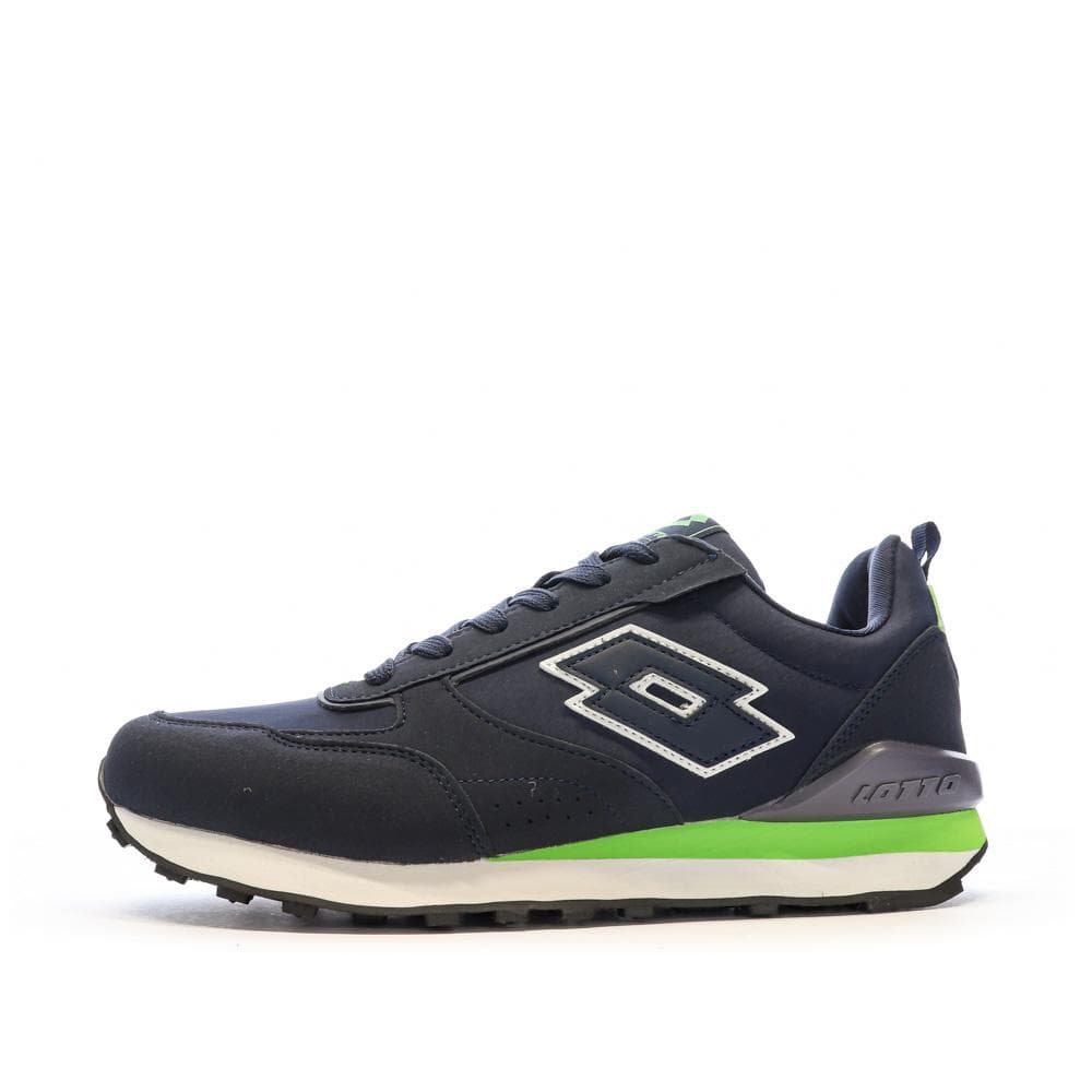 Baskets Marine/Vert Homme Lotto Twenty 5 1