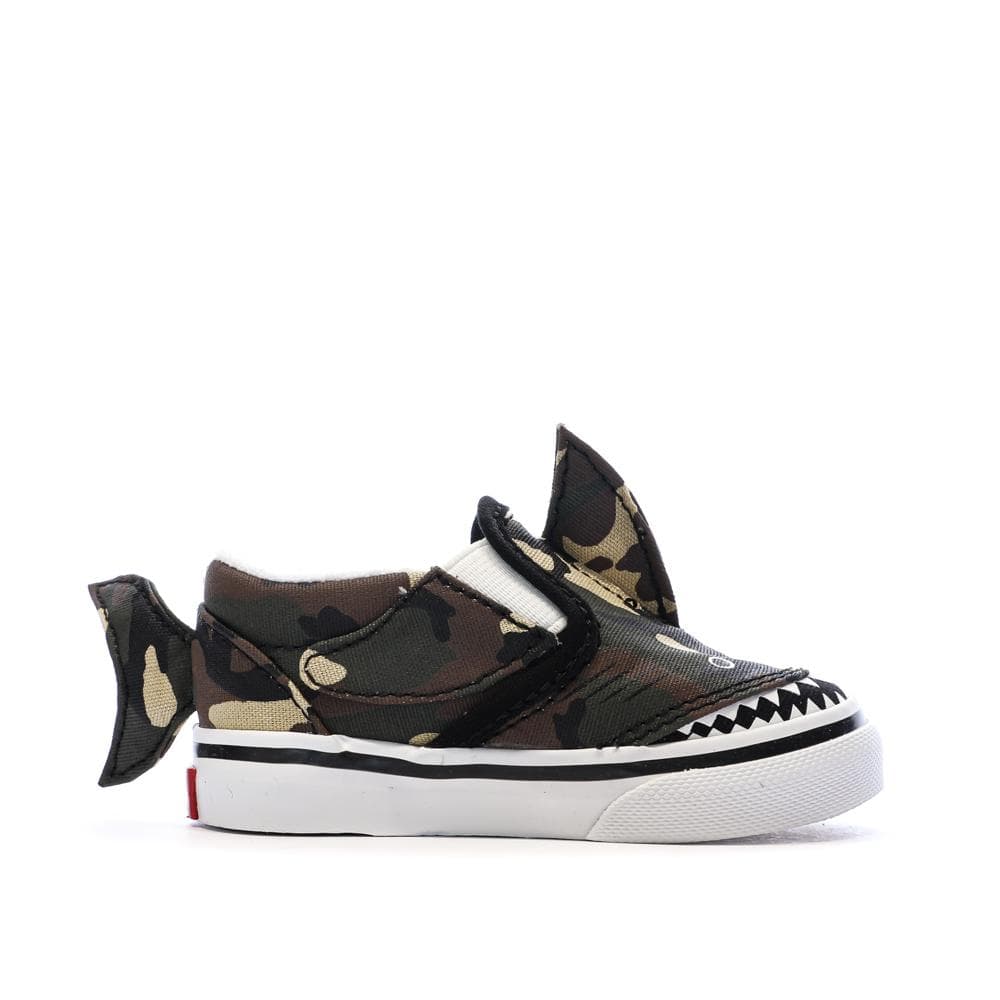 Baskets Kaki Garçon Vans Shark 2