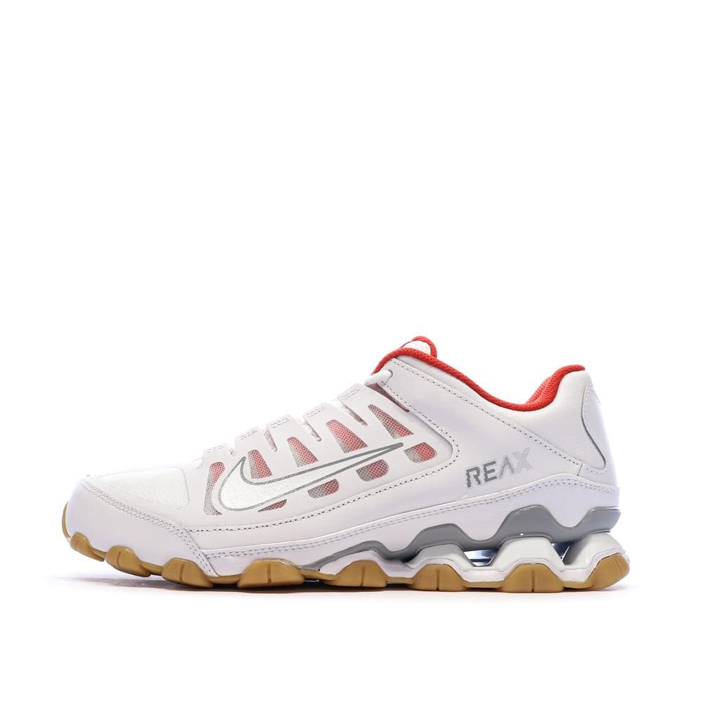 Baskets Blanches/Rouges Homme Nike Reax 8 1