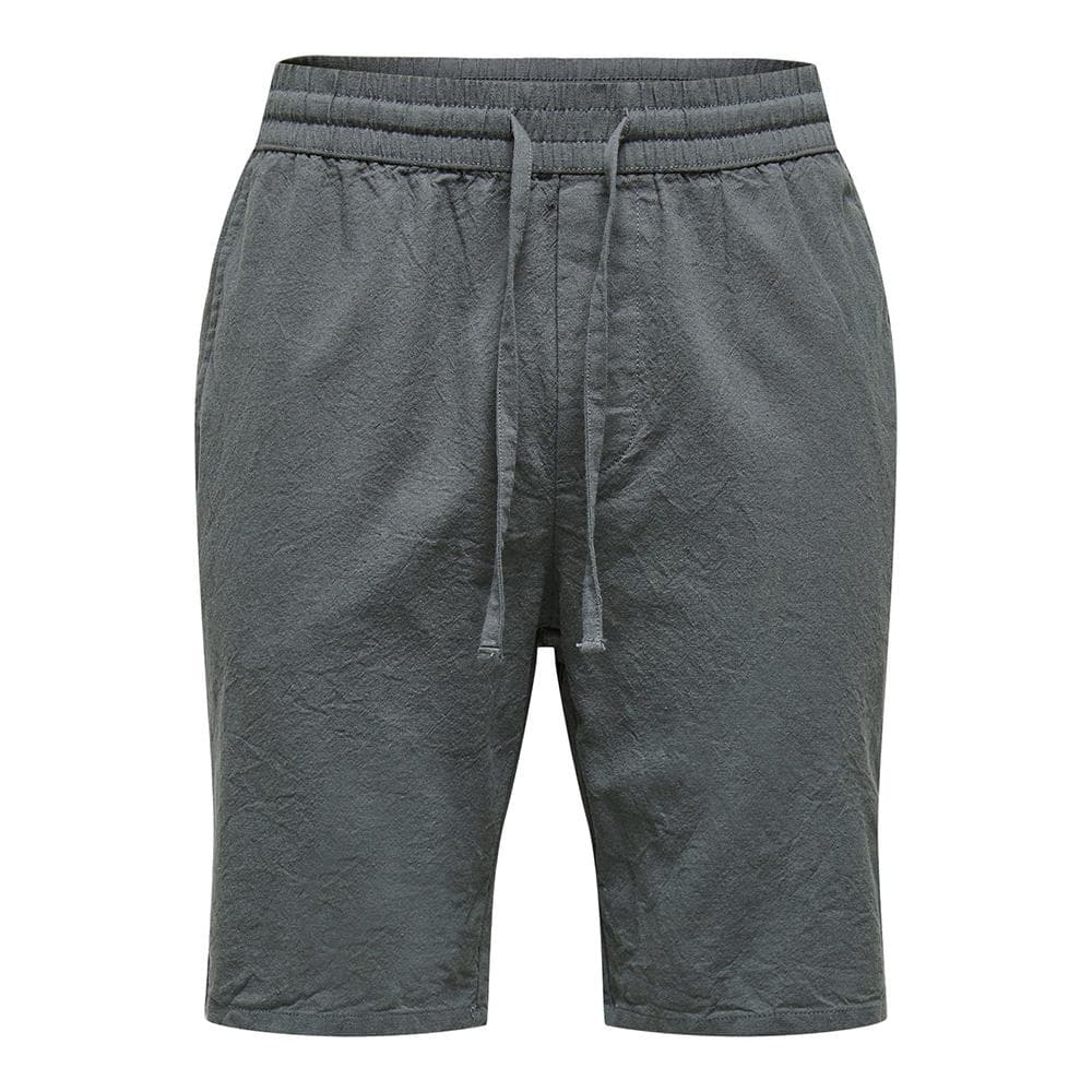 Short Gris Homme ONLY & SONS Cot Lin 1