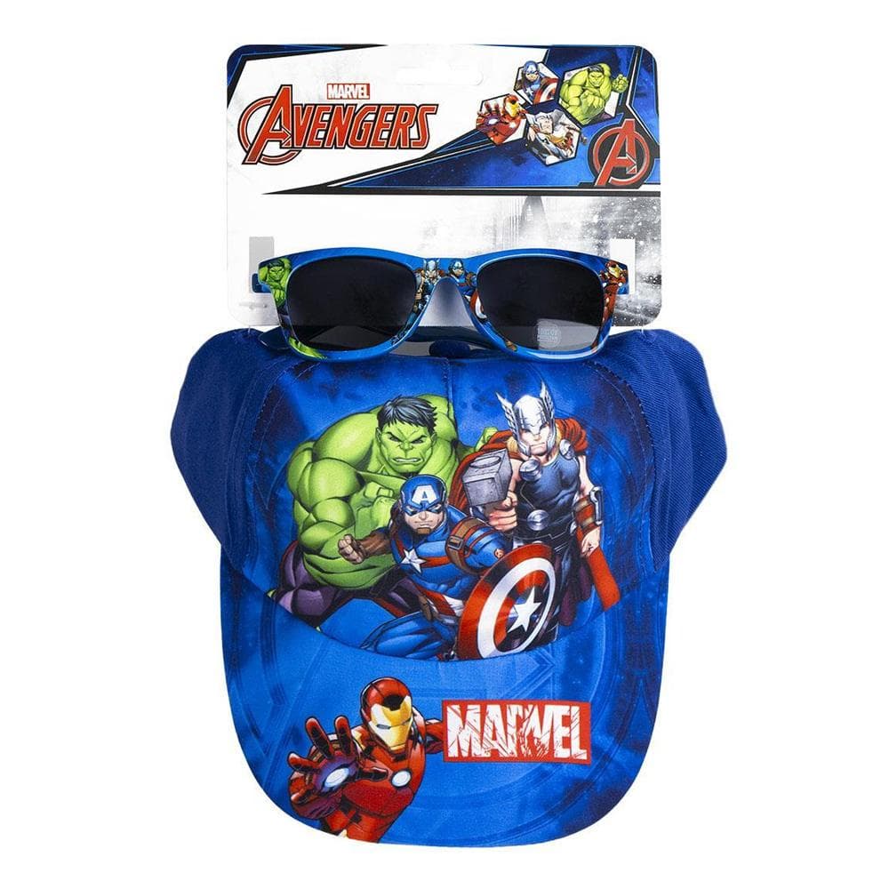 Kit Casquette + Lunette de Soleil Bleu Enfant Sport Zone Avengers 1