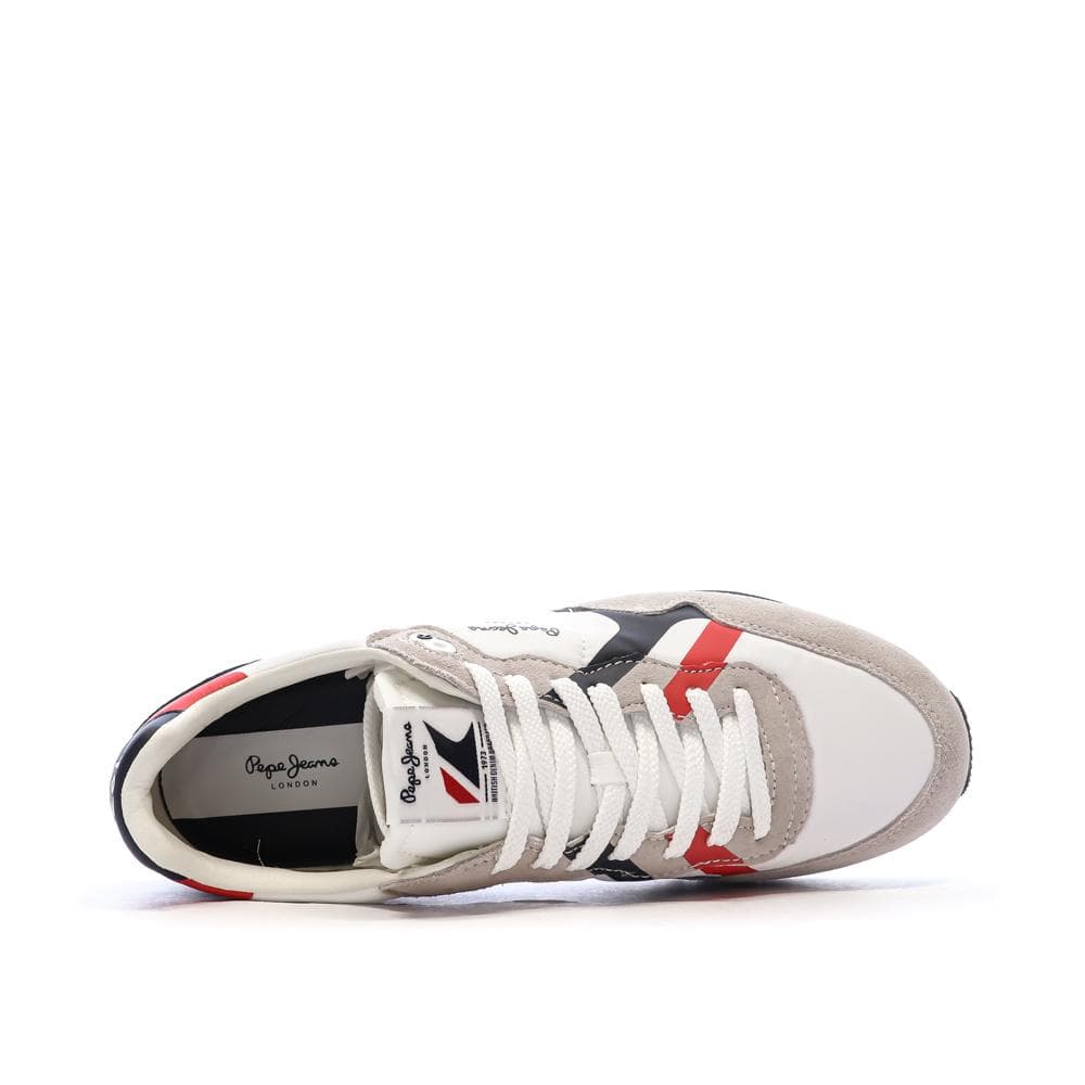 Baskets Gris/Blanc Homme Pepe Jeans Brit Road 4