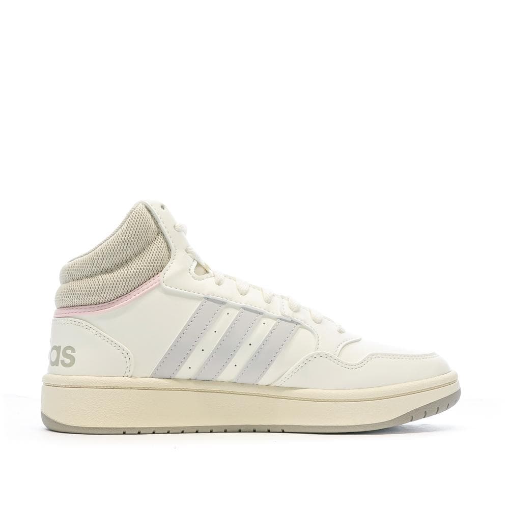 Baskets Beige/Rose Femme Adidas Hoops 3.0 2