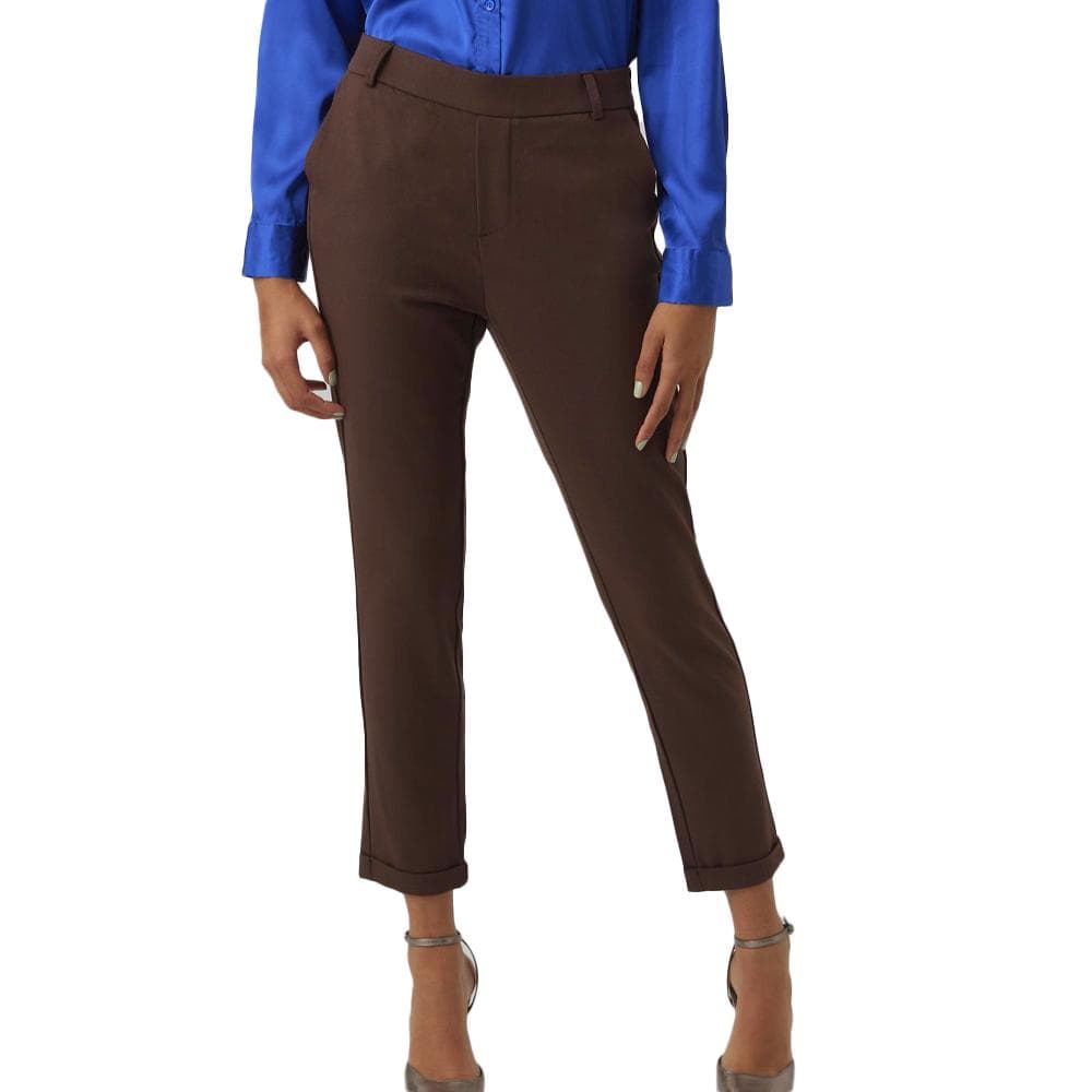 Pantalon en toile Marron Femme Vero Moda Maya 1