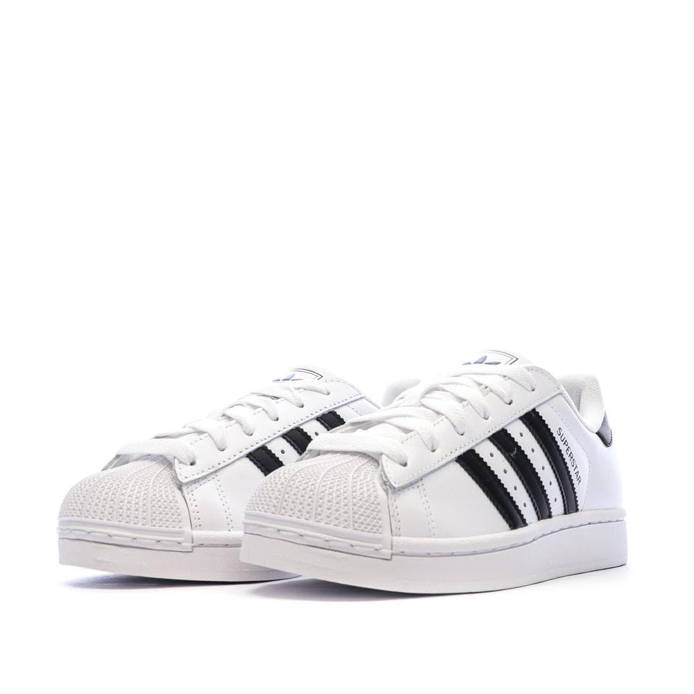 Baskets Blanc/Noir Junior Adidas Superstar II 6