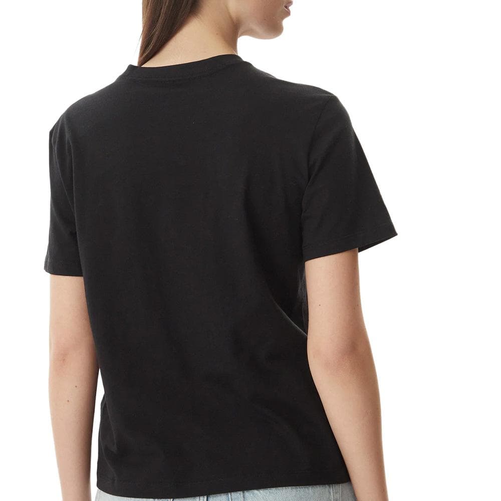 T-Shirt Noir Femme Calvin Klein Jeans Classic 12 2