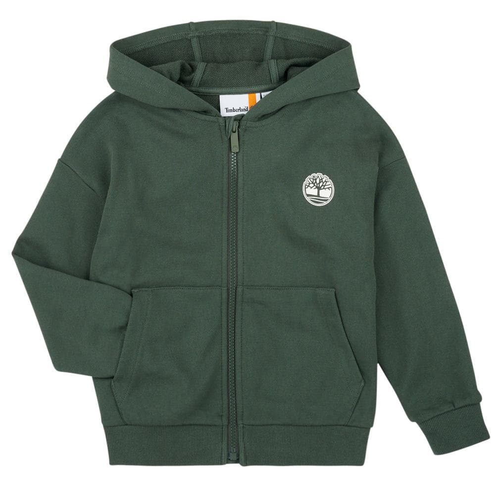 Sweat Zippé Vert Foncé Garçon Timberland T60451 1