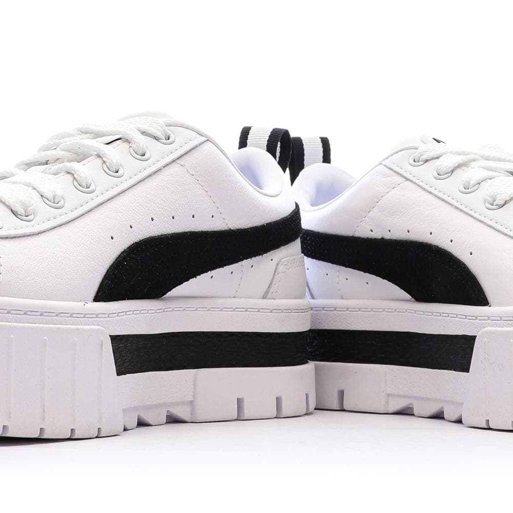 Baskets Blanc/Noir Femme Puma Mayze 381983 7
