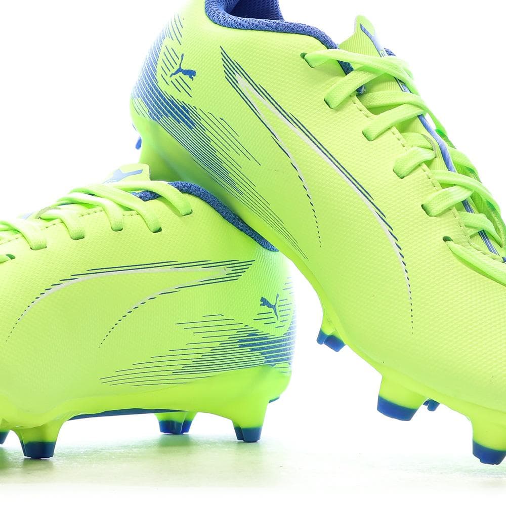Chaussures de football Jaune Fluo Garçon Puma Ultra 5 Play FG/AG 7