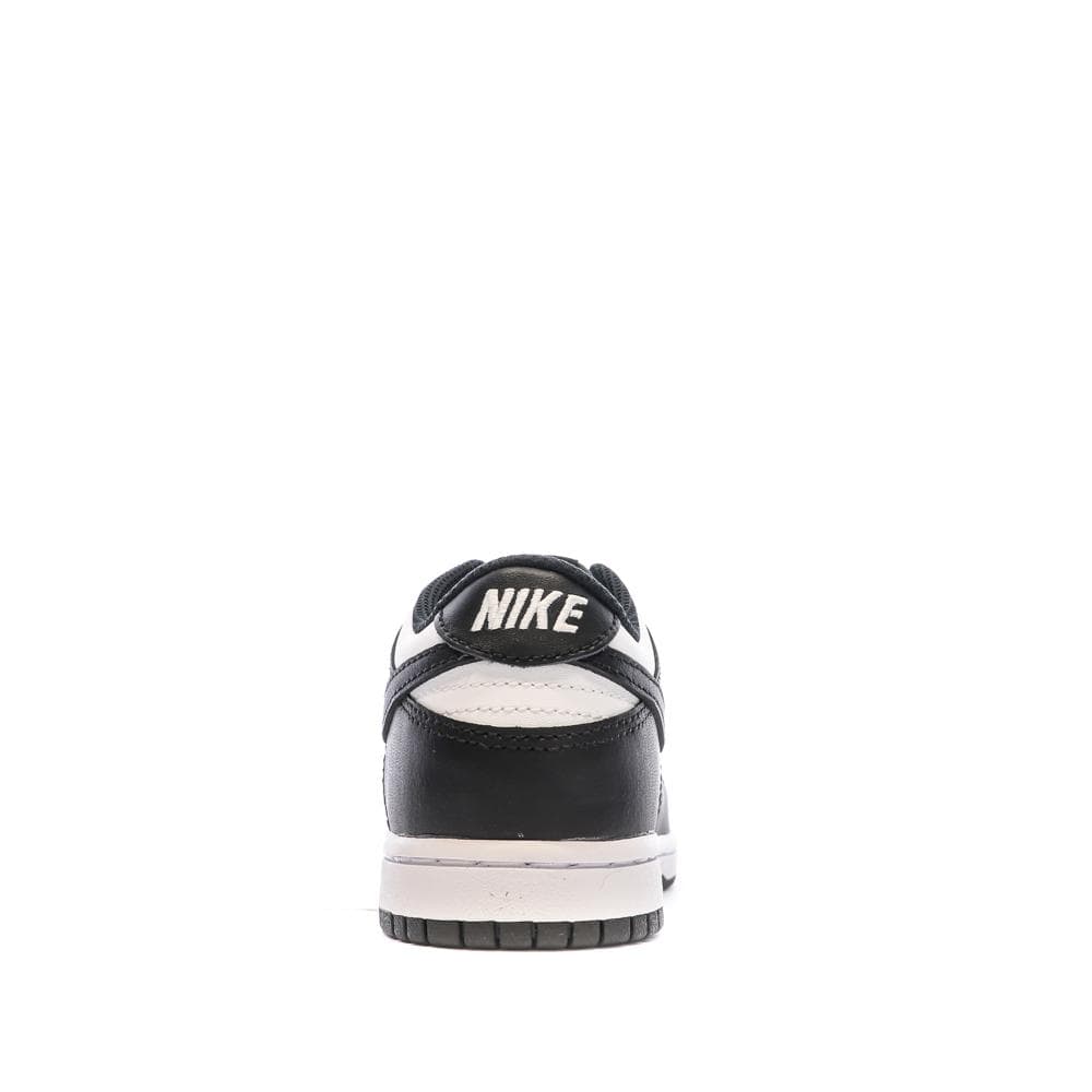 Baskets Blanches/Noires Garçon Nike Dunk Low 3