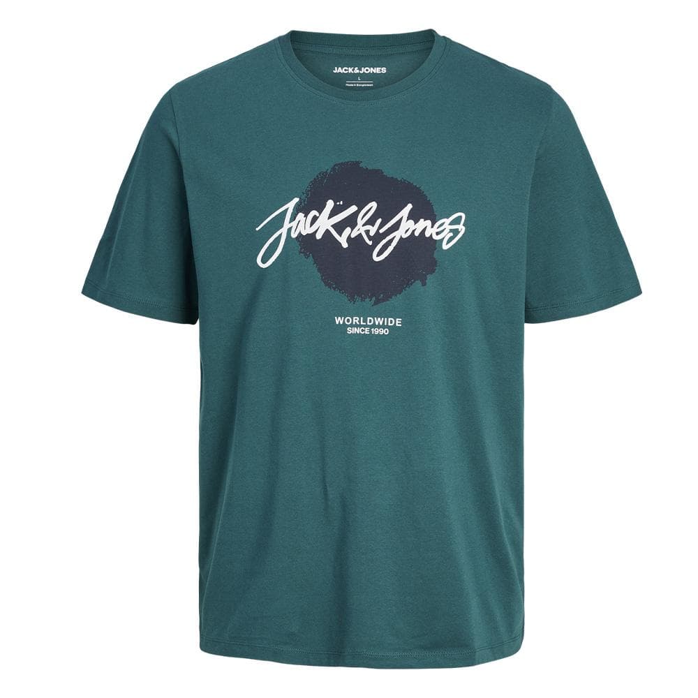 T-Shirt Vert Canard Garçon Jack & Jones Whtiley 1