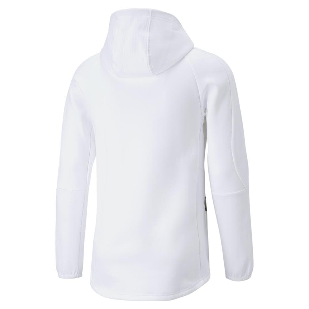 Sweat à Capuche Blanc Homme Puma Evostripe 2