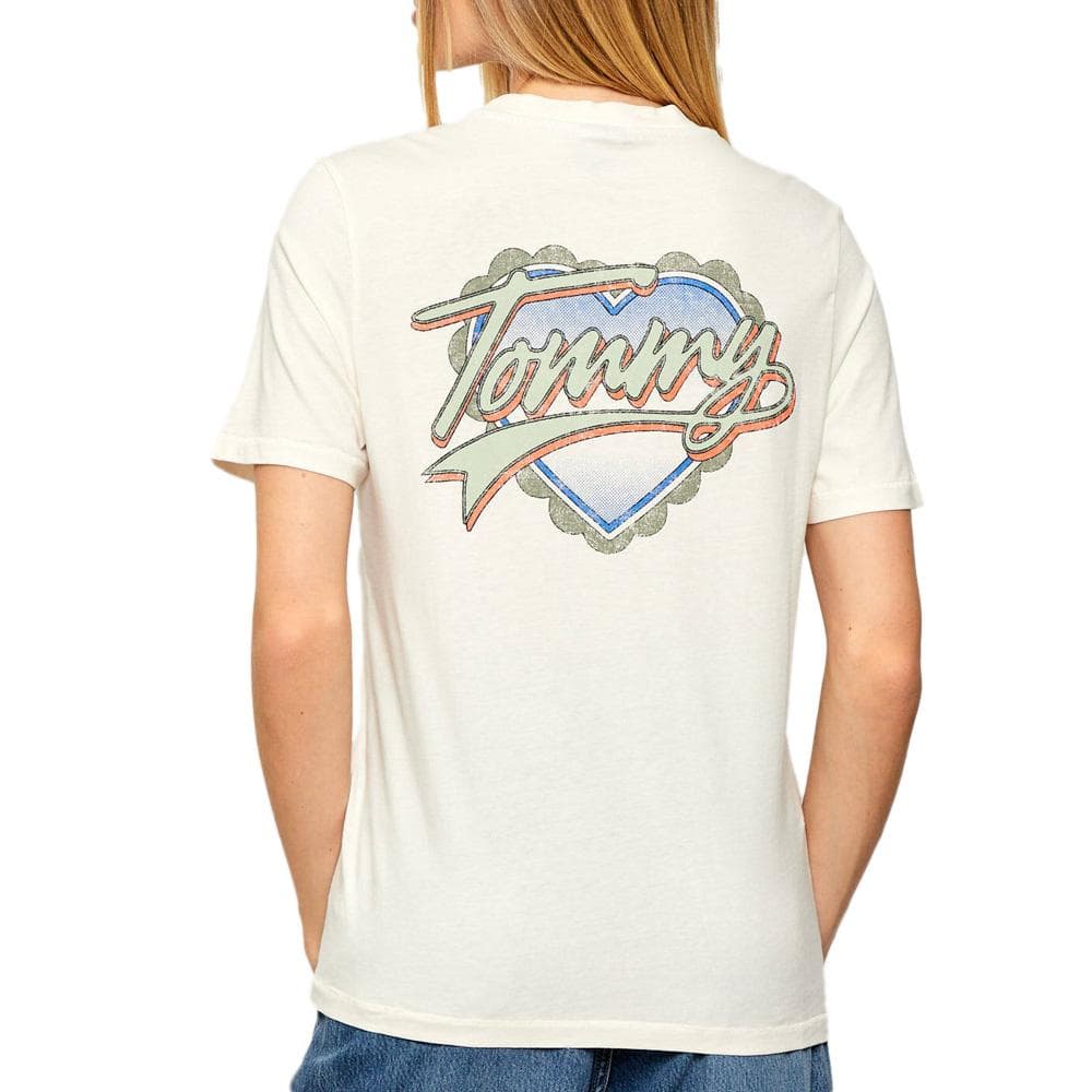 T-Shirt Beige Femme Tommy Hilfiger DW0DW21524 2