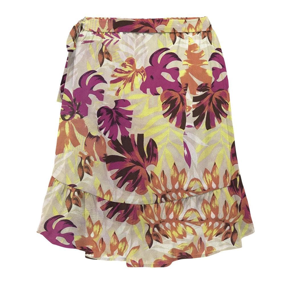 Jupe Jaune/Rose Femme Only Onlnova Life Merle 2