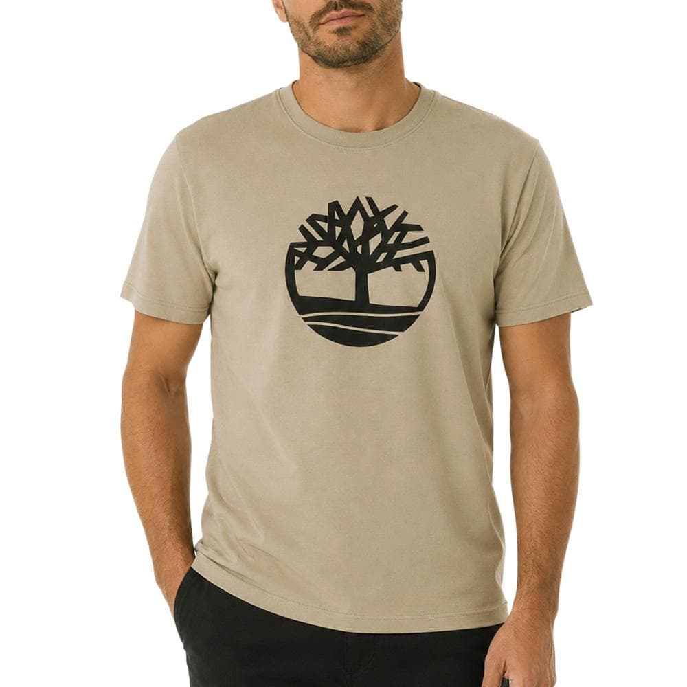 T-Shirt Beige Homme Timberland Sleeve 1 1