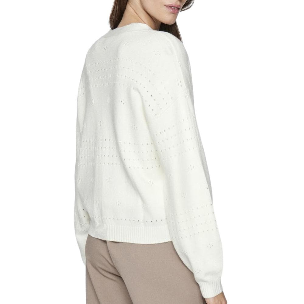 Gilet Blanc Femme Vila Viril Vneck 2