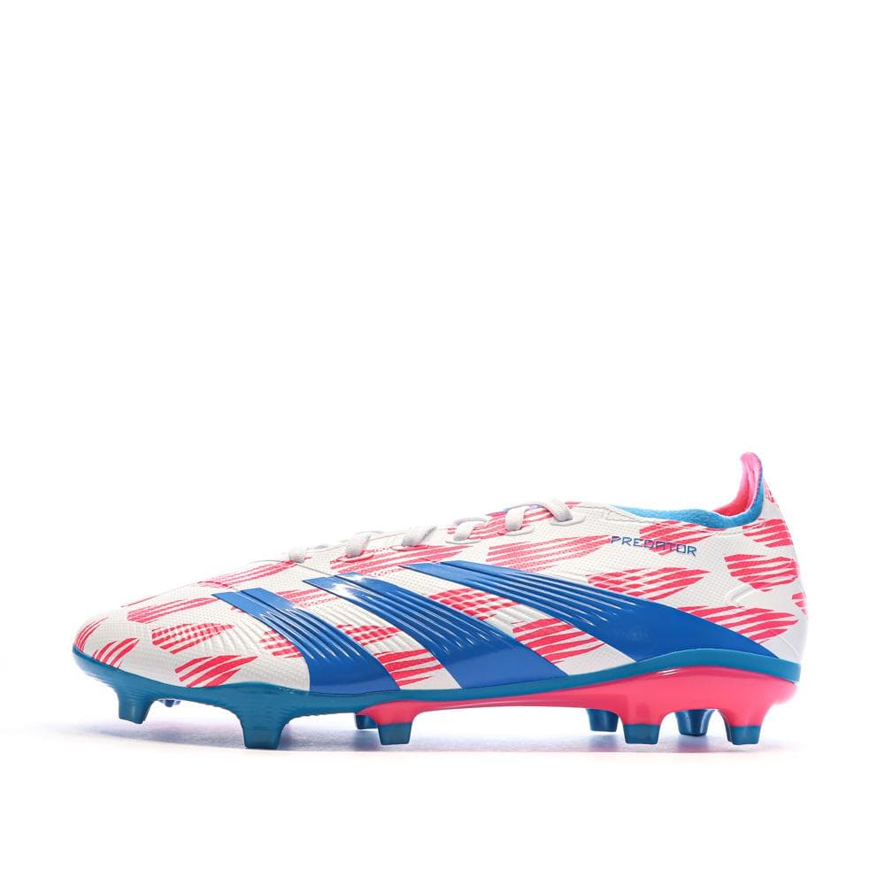 Chaussures de football Blanc/Bleu/Rose Homme Adidas Predator League 1