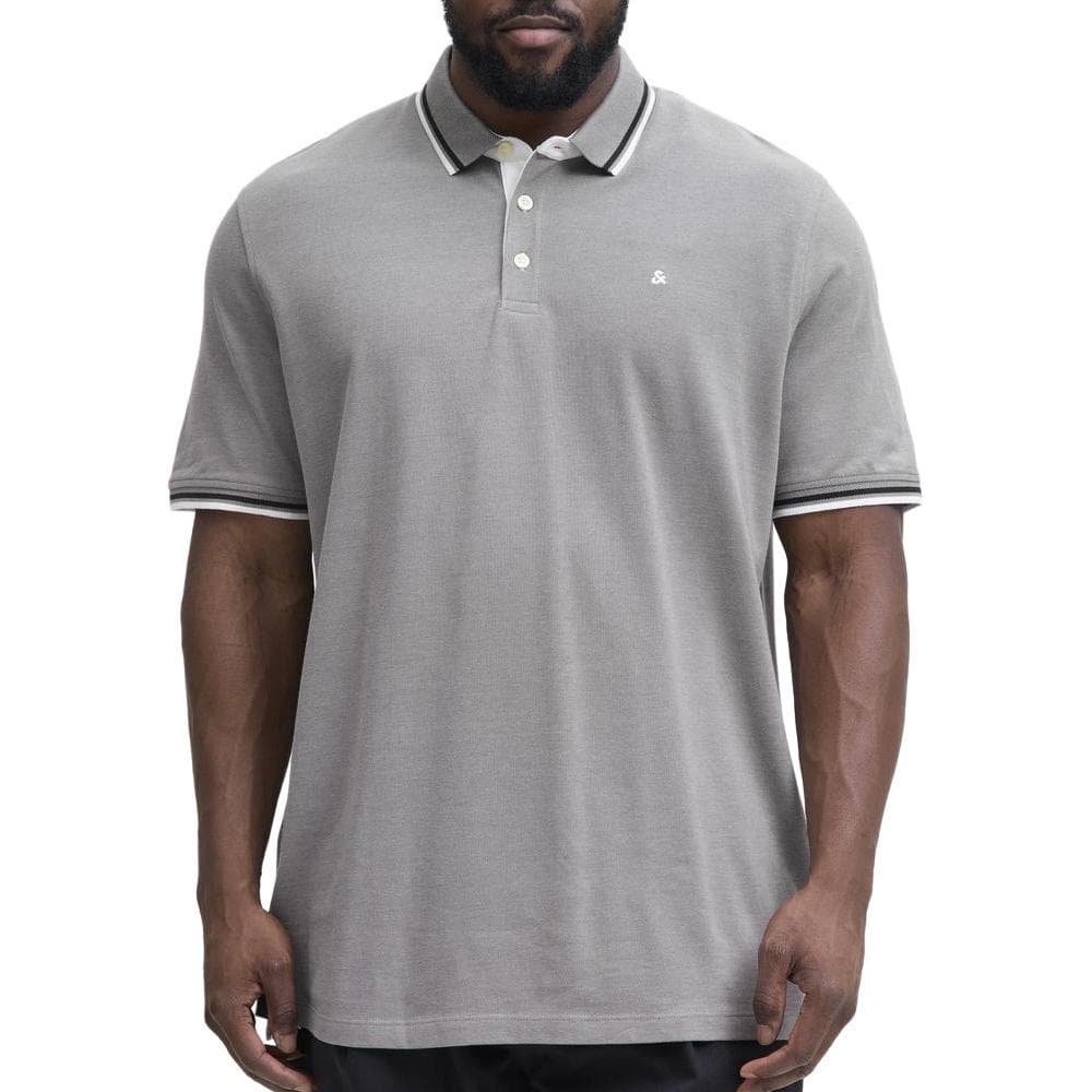 Polo Gris Homme Jack & Jones Paulos 1