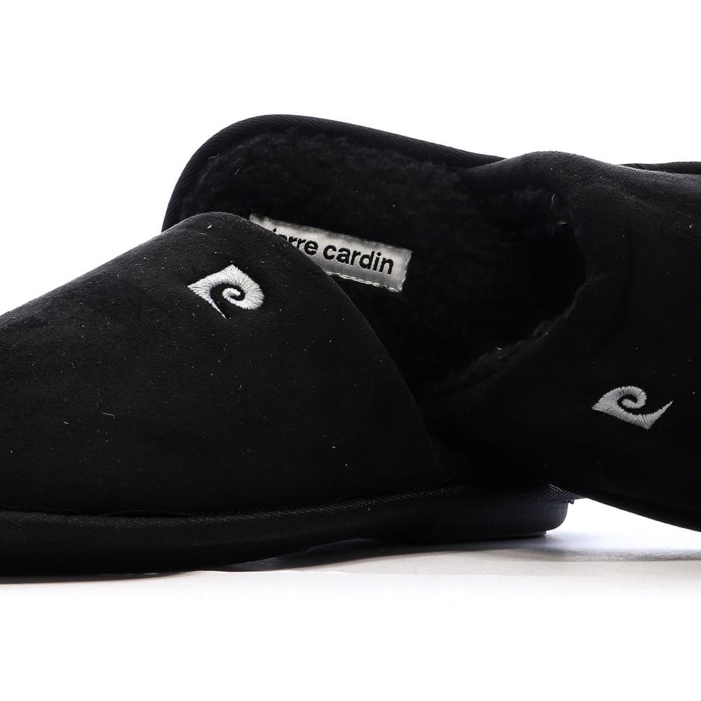 Chaussons Noir Homme Pierre Cardin Bouclettes 5