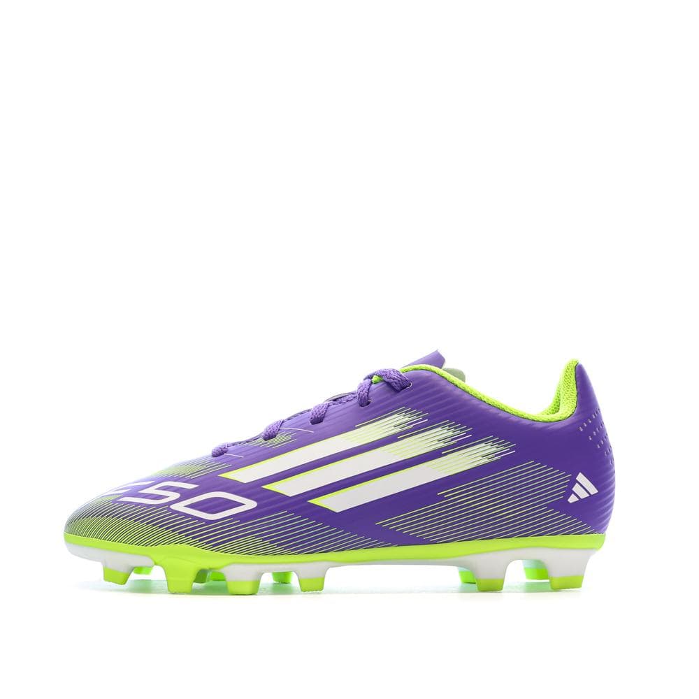 Chaussures de Foot Violet/Jaune Junior Adidas F50 Club FG/MG 1
