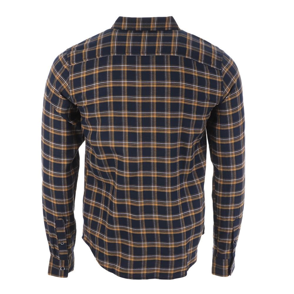 Chemise à Carreaux Marine/Jaune Homme RMS26 2