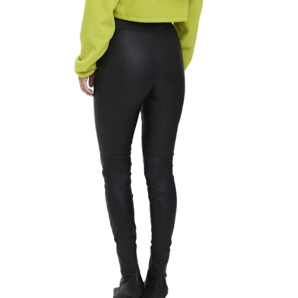 Legging Simili Cuir Noir Femme Vero Moda 10270787 2