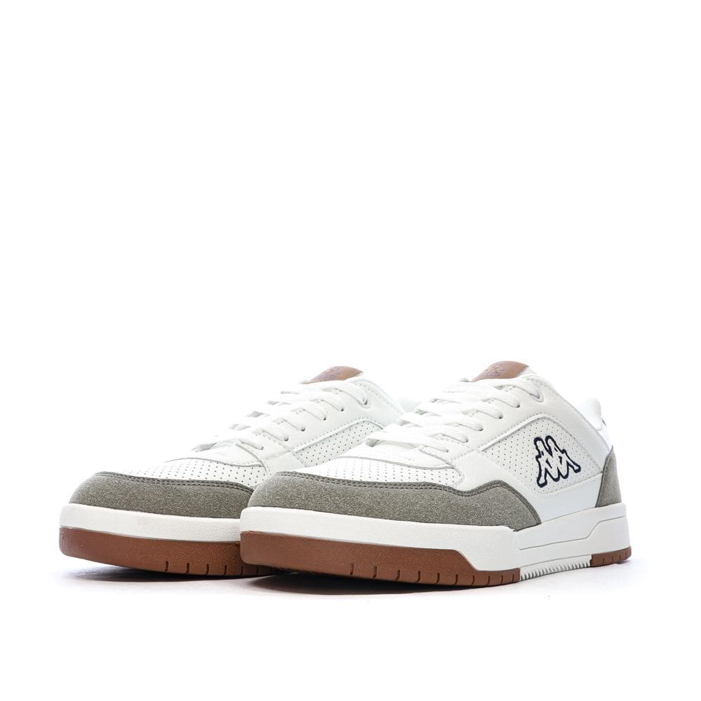 Baskets Blanches/Taupes Homme Kappa Logo Manis 6