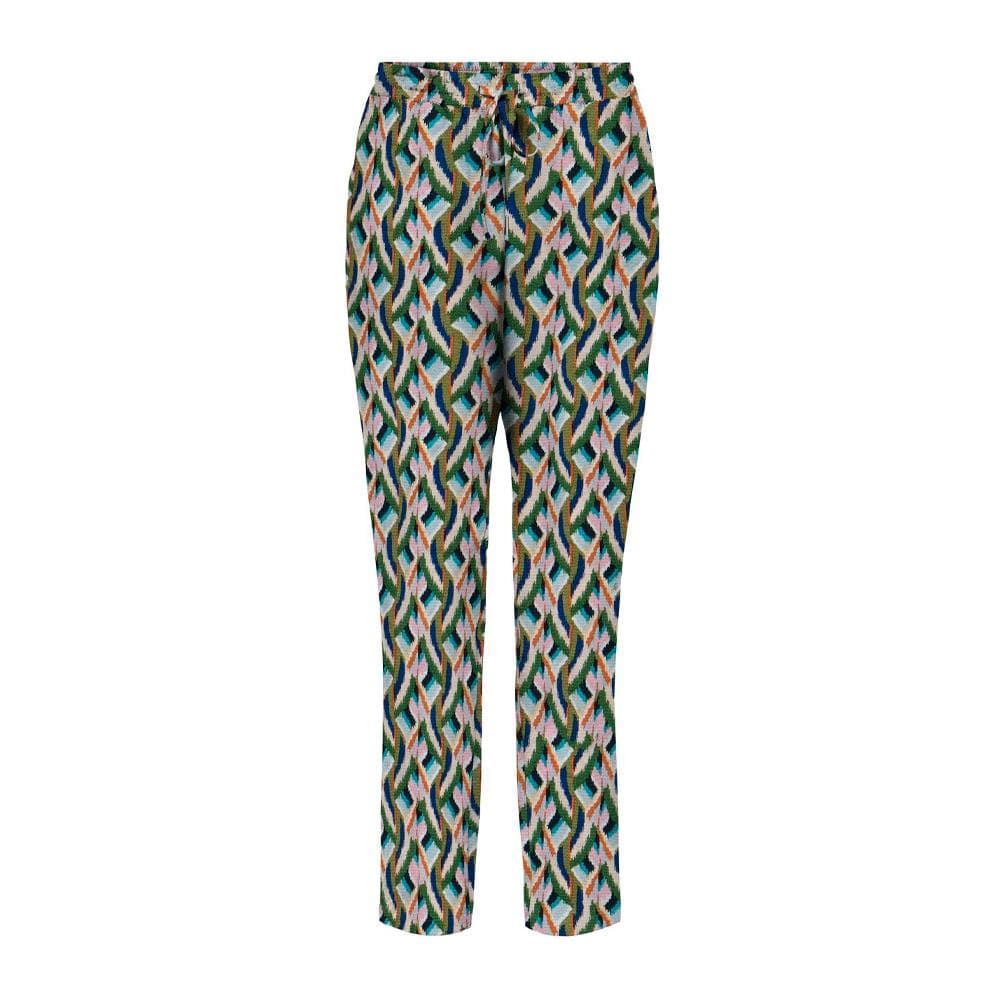 Pantalon Vert/Bleu à Motifs Femme Only 1