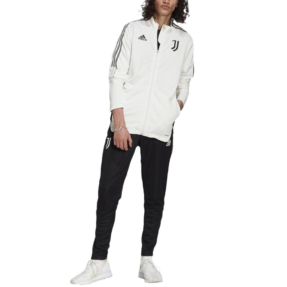 Juventus Survêtement Blanc/Noir Homme Adidas Juve TK 1