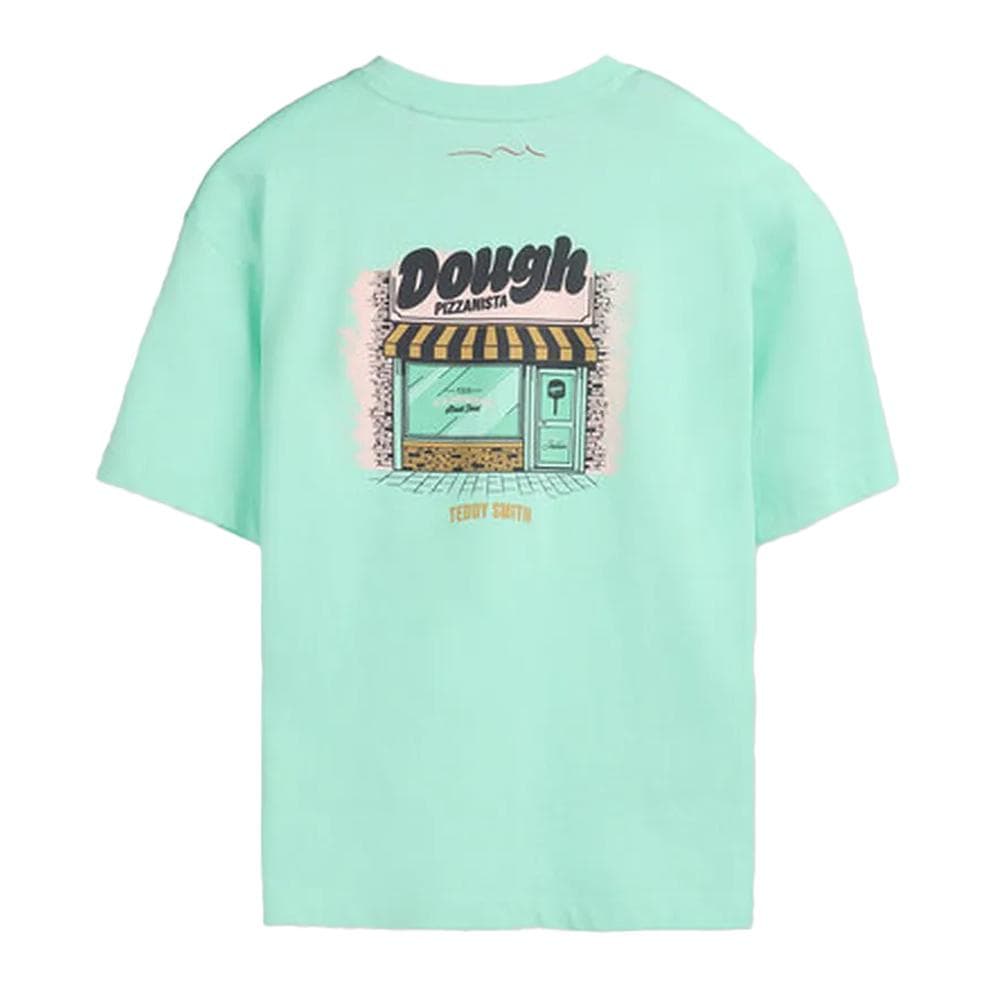T-Shirt Vert Menthe Garçon Teddy Smith Bis 2