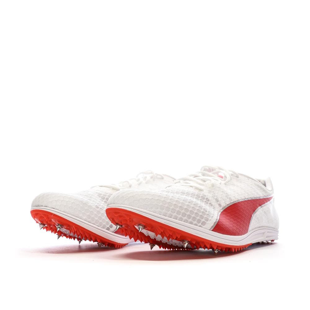 Chaussures de Sport Blanches/Rouges Homme Puma Evospeed 6