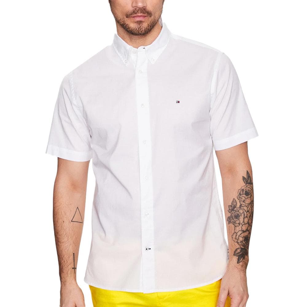 Chemise Blanche Homme Tommy Hilfiger Flex Poplin 1