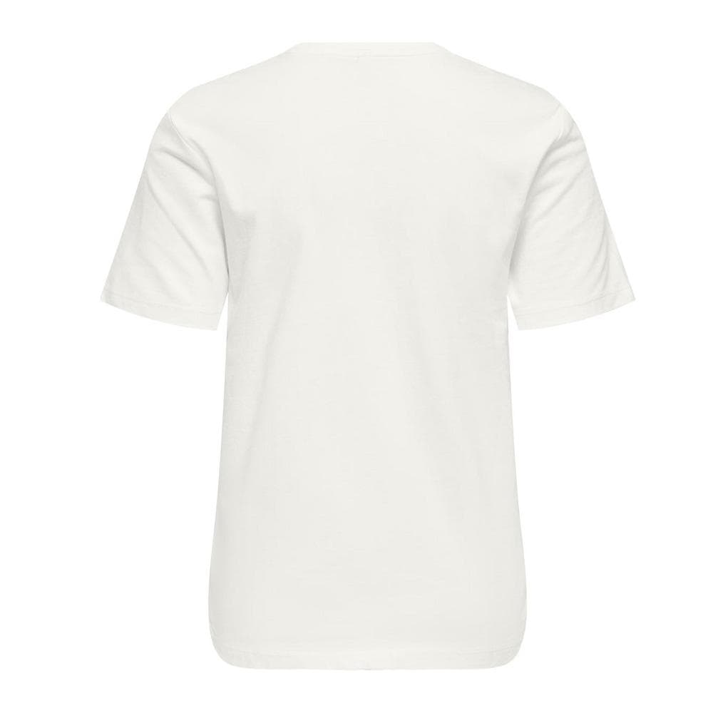 T-Shirt Blanc/Vert Femme Only Lanya 2