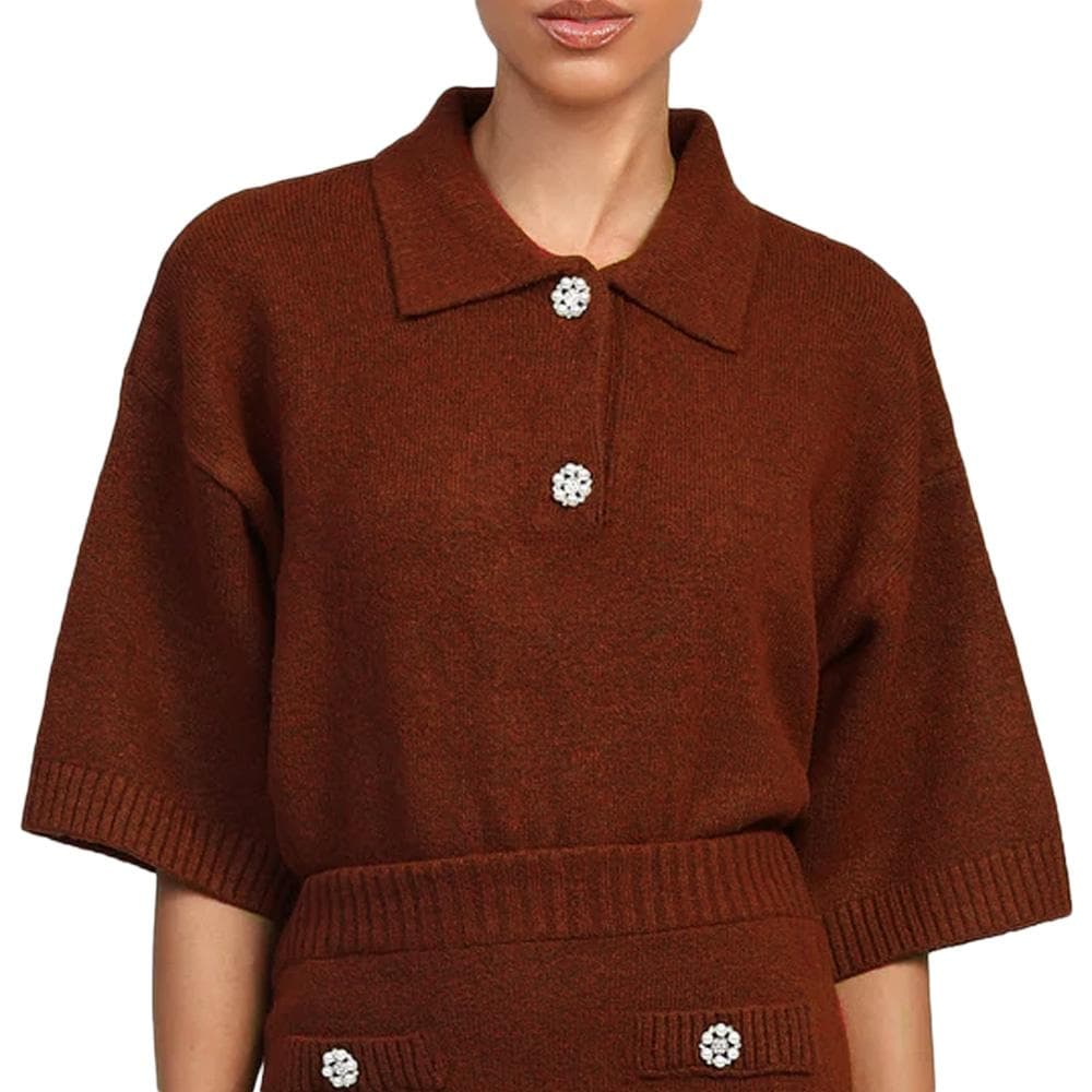Pull Marron Femme An'ge Romane 1