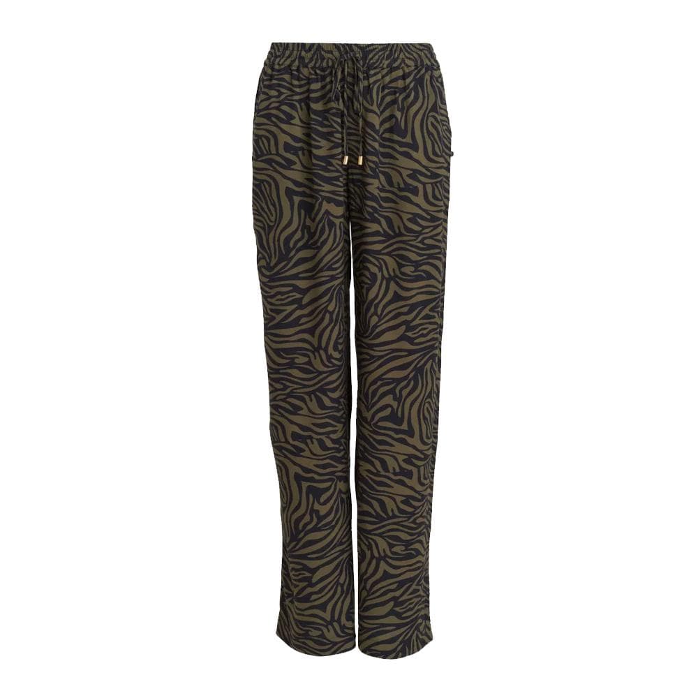 Pantalons fluide Kaki Femme Marge 1