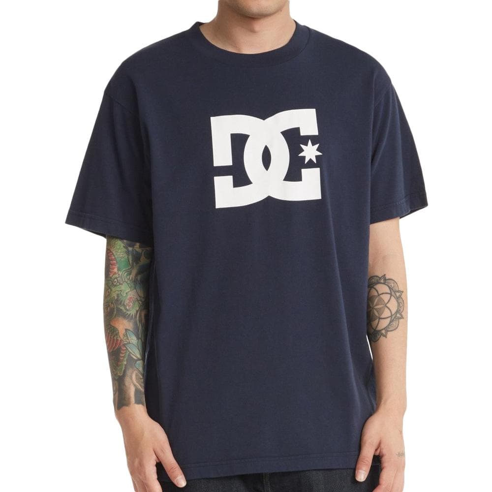 T-Shirt Marine Homme Dc shoes Star 1