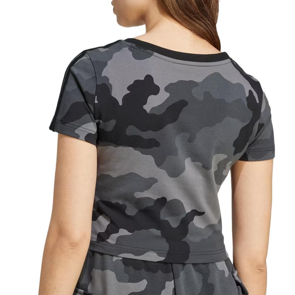 T-Shirt Noir Femme Adidas IX3705 2