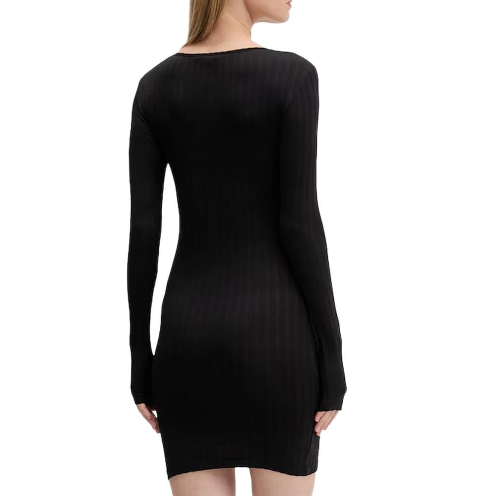 Robe Noir Femme Tommy Hilfiger Tjw Irregular Rib 2