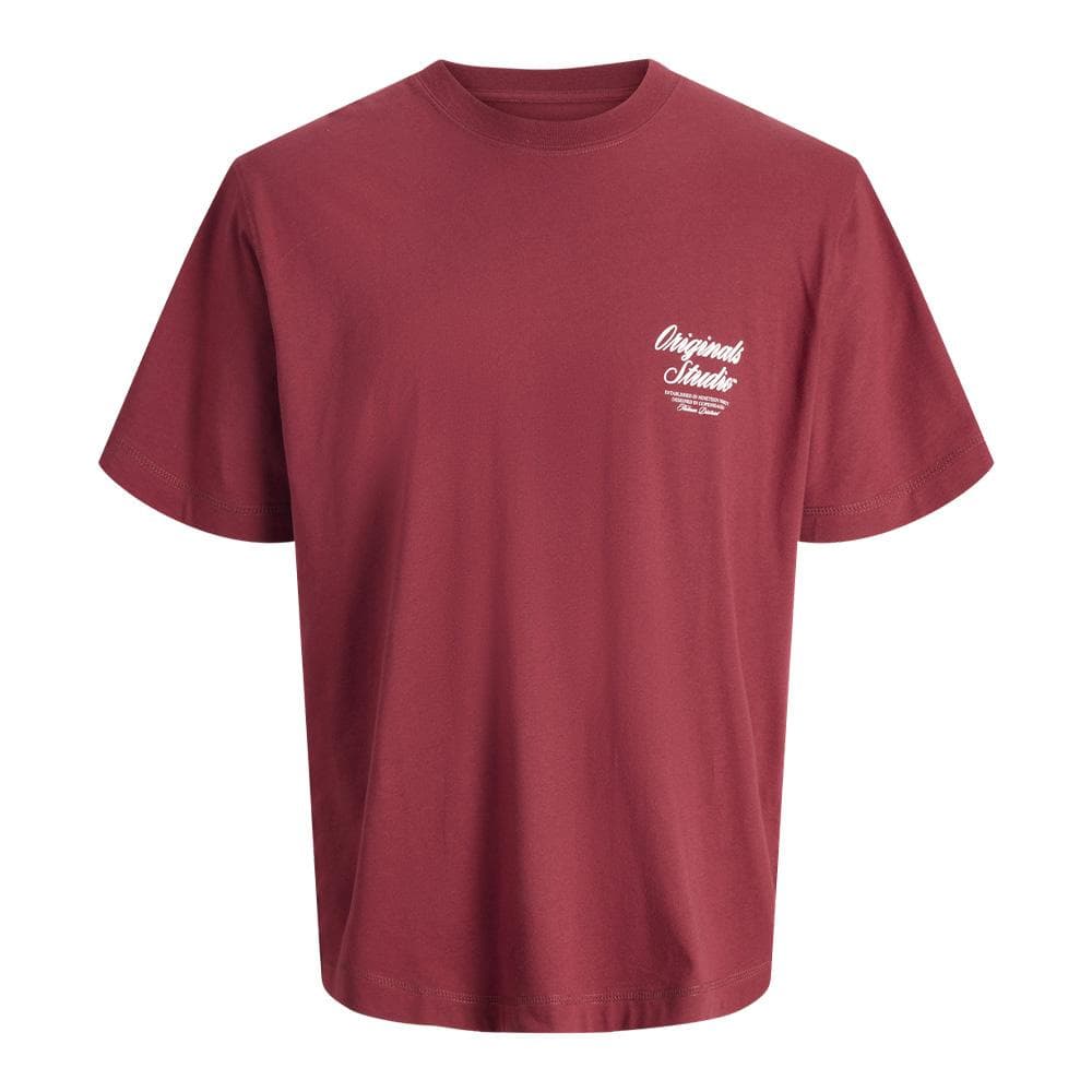 T-Shirt Rouge Homme Jack & Jones Norrebro 1