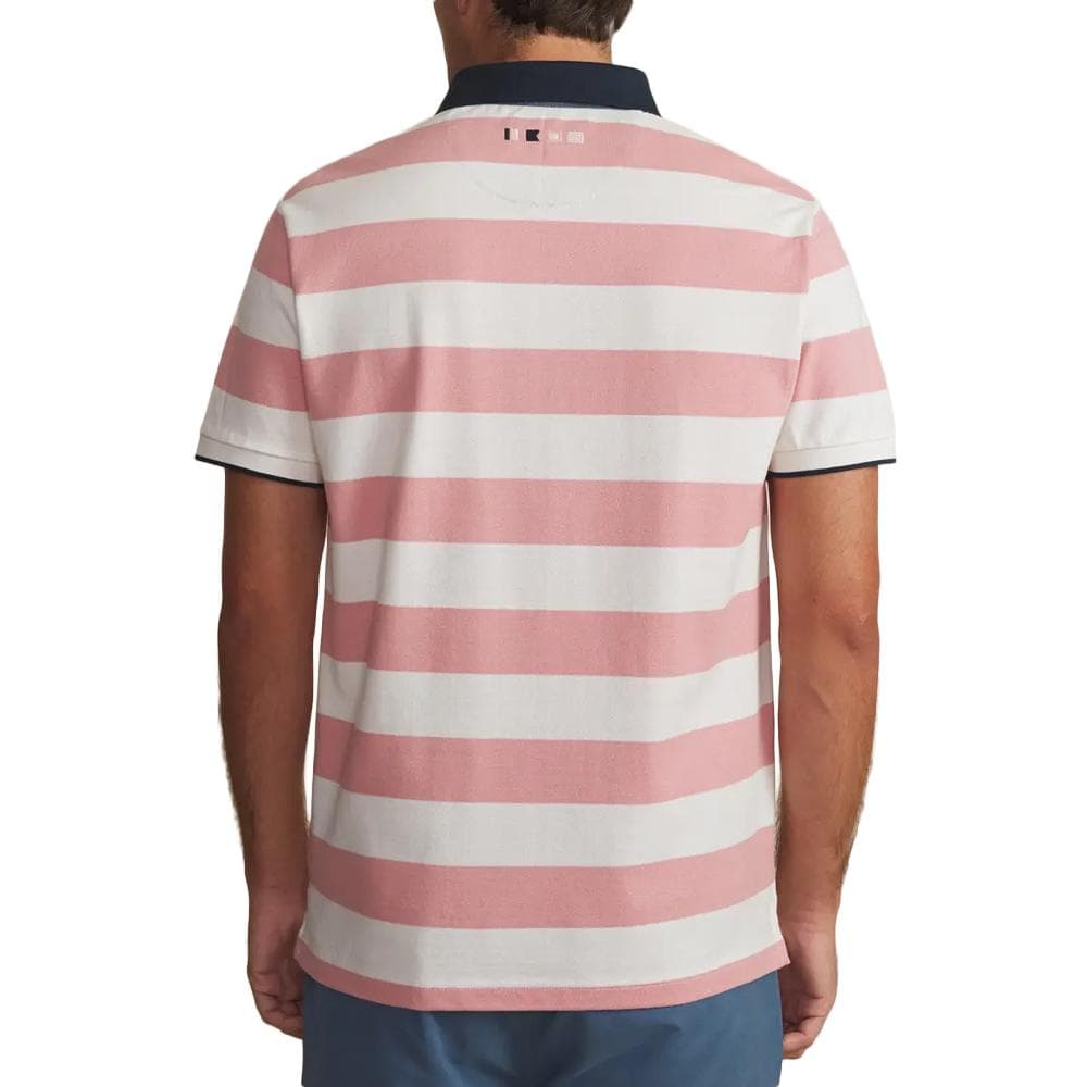 Polo Blanc/Rose Homme TBS Regate 2