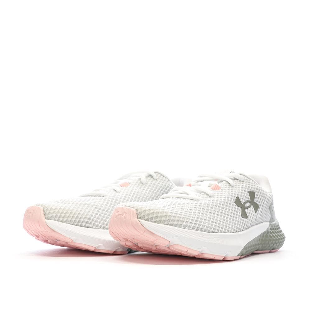 Chaussures de Running Blanc/Gris/Rose Femme Under Armour Charged Rogue 3 6