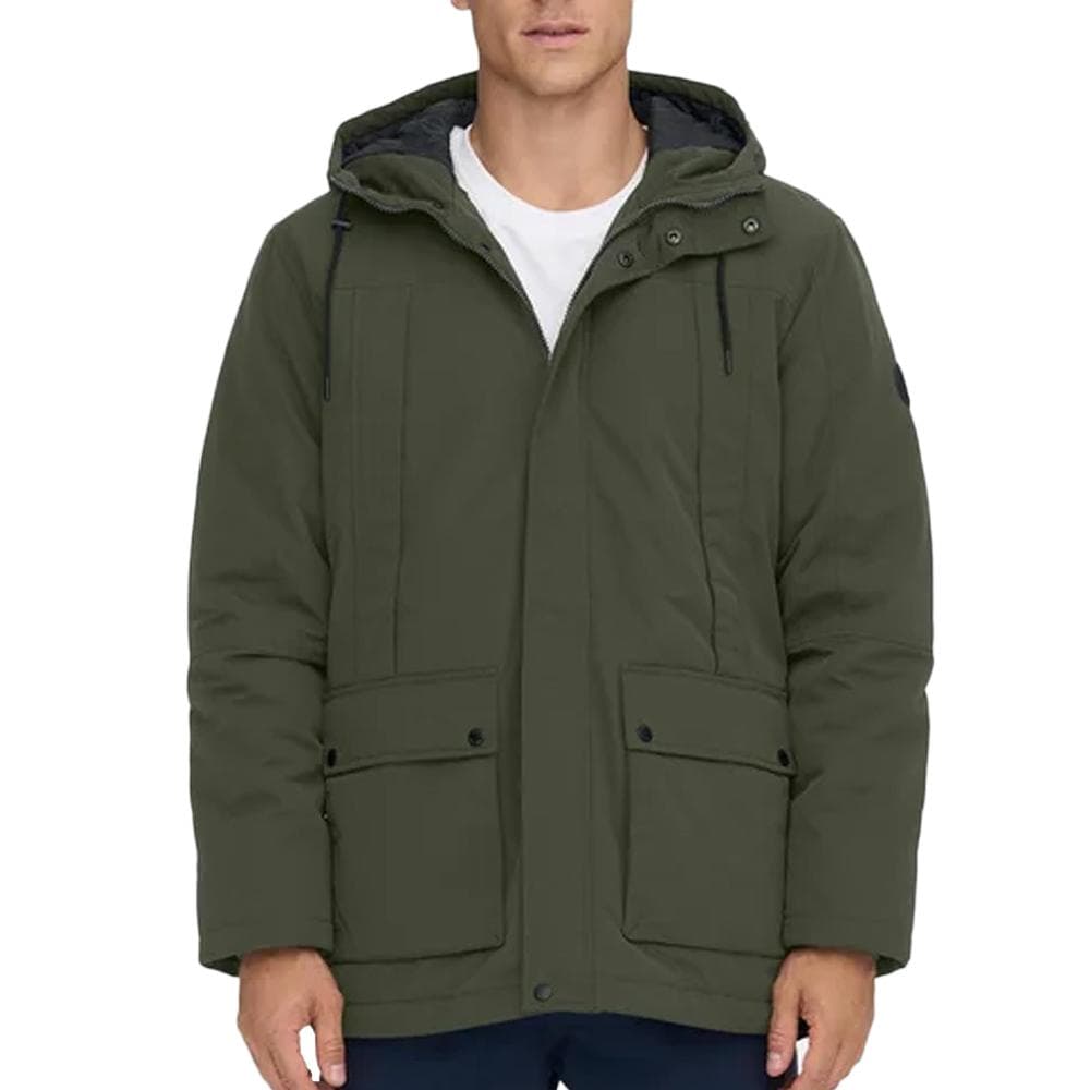 Parka Kaki Homme Only & Sons Jayden 1